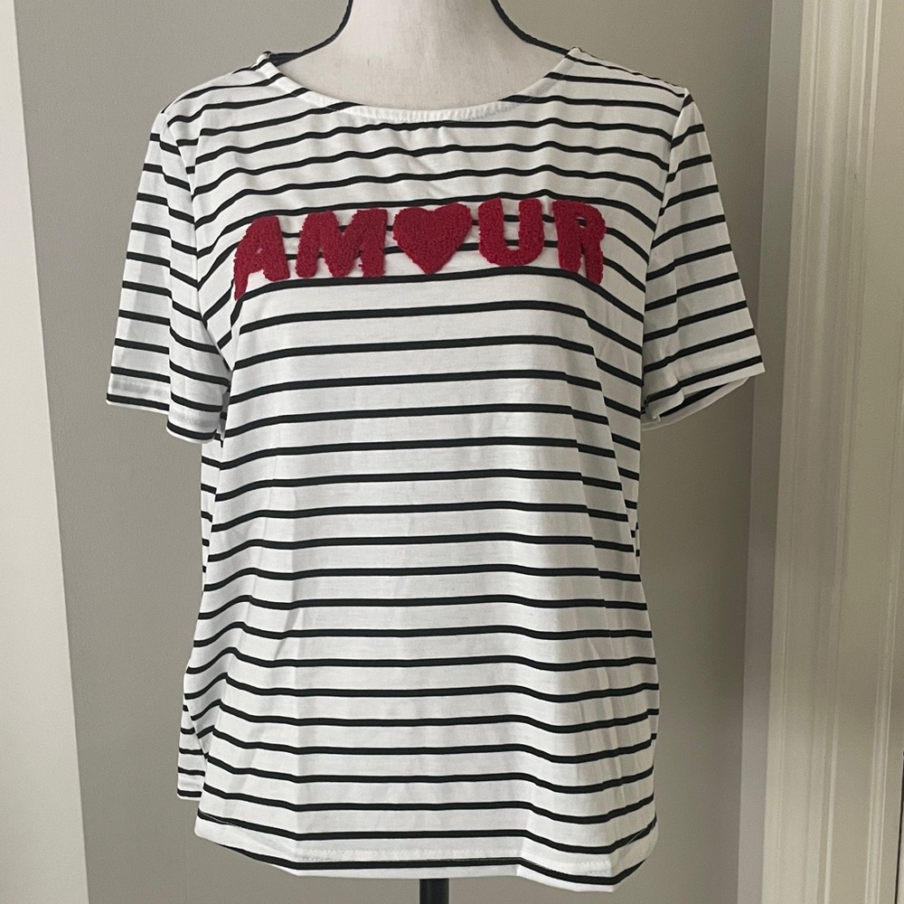 Love Striped Tee